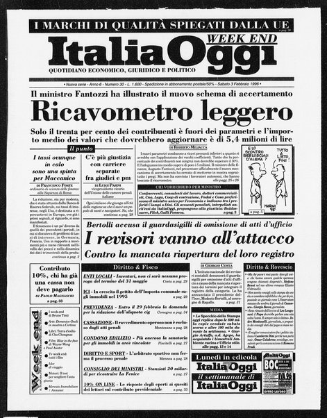 Italia oggi : quotidiano di economia finanza e politica